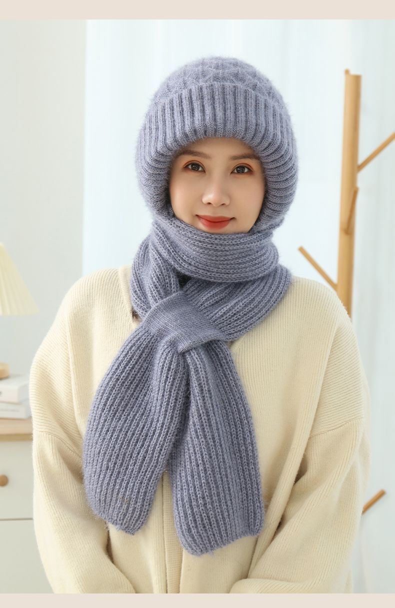 Ensemble Bonnet & Écharpe Femme pour l’Hiver
