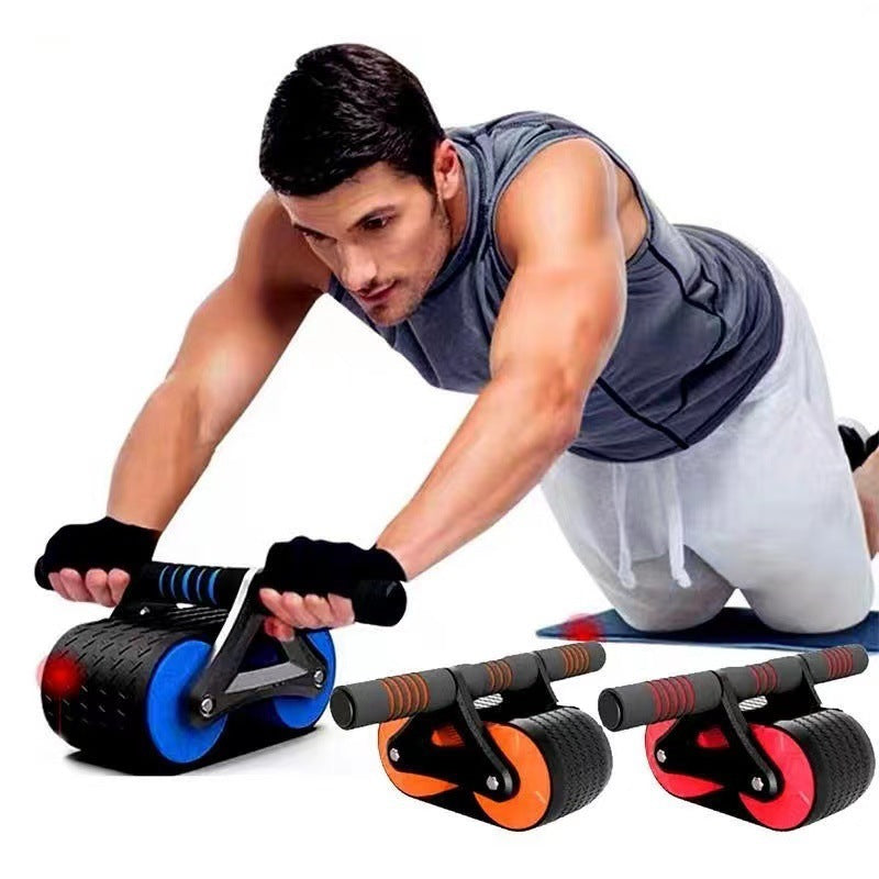 Roue Abdominale Double avec Rebond Automatique