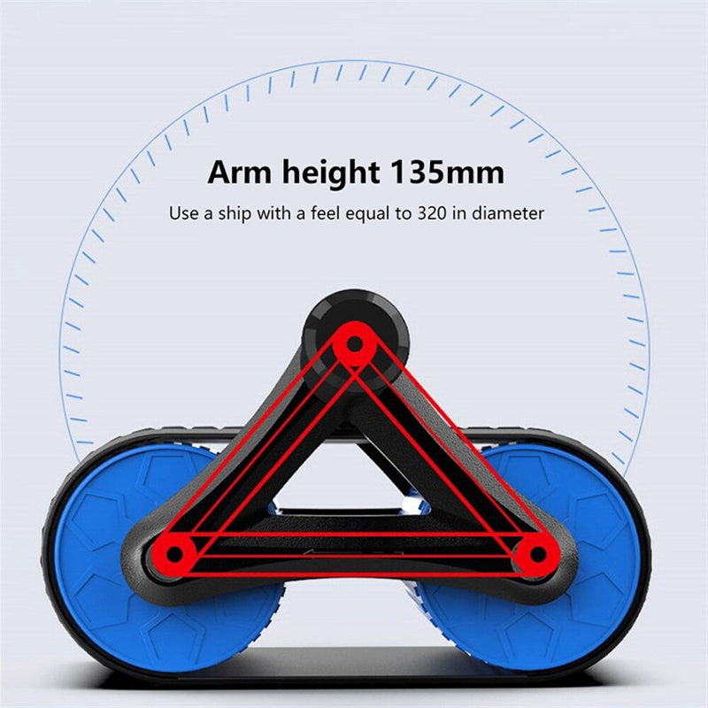 Roue Abdominale Double avec Rebond Automatique