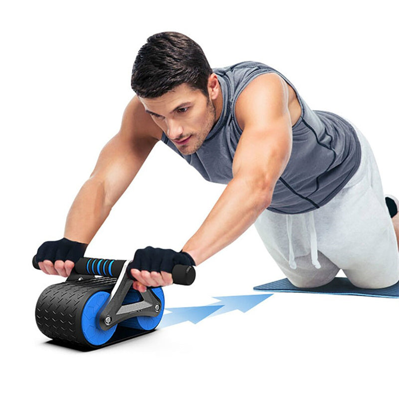 Roue Abdominale Double avec Rebond Automatique