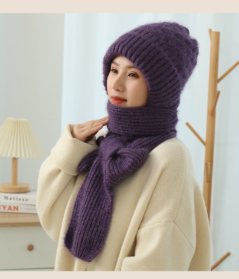 Ensemble Bonnet & Écharpe Femme pour l’Hiver