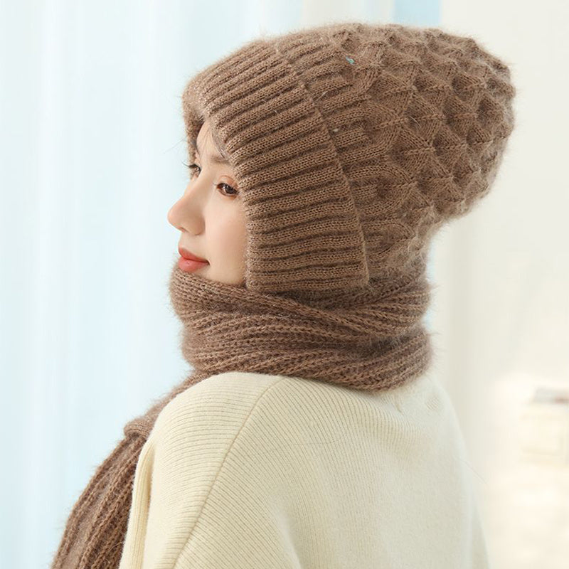 Ensemble Bonnet & Écharpe Femme pour l’Hiver