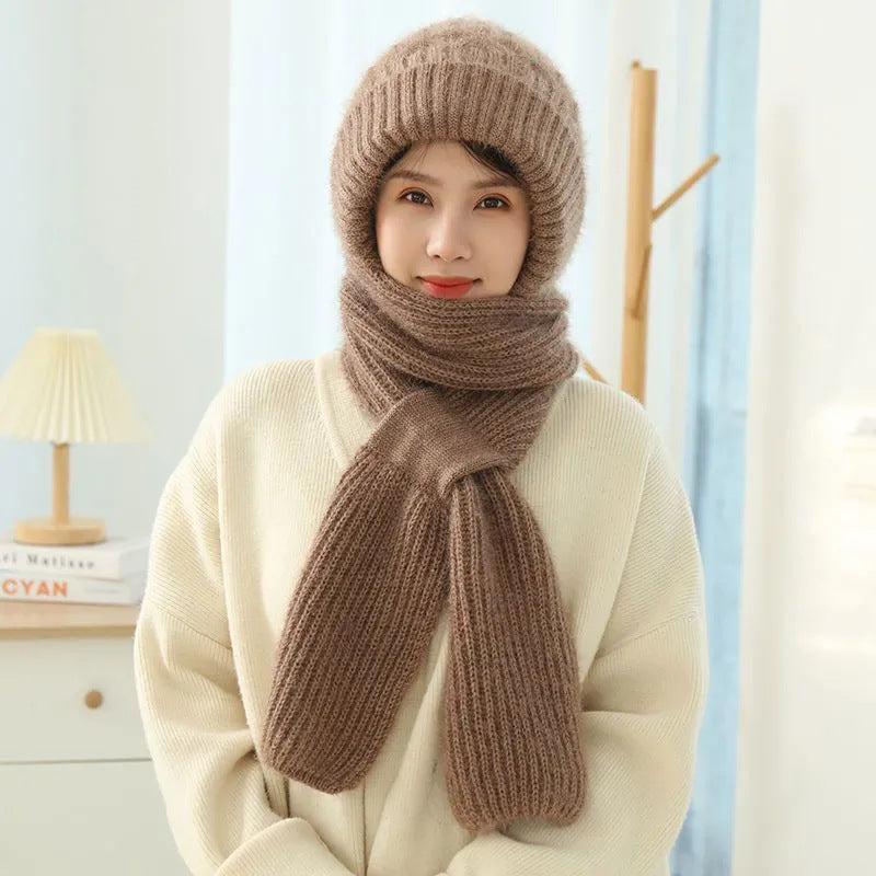 Ensemble Bonnet & Écharpe Femme pour l’Hiver