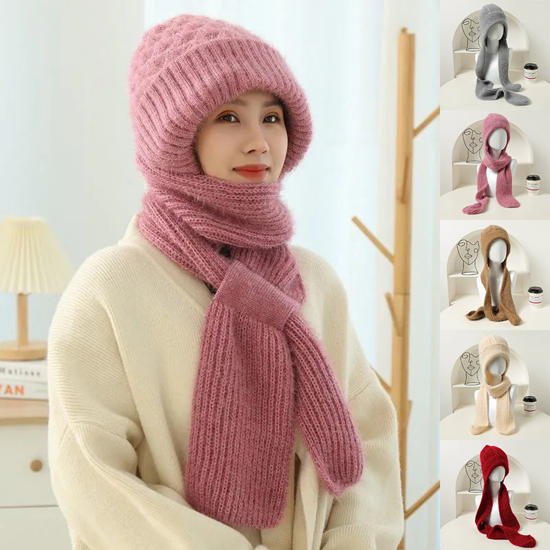 Ensemble Bonnet & Écharpe Femme pour l’Hiver