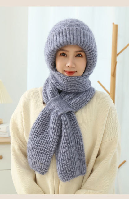 Ensemble Bonnet & Écharpe Femme  pour l’Hiver