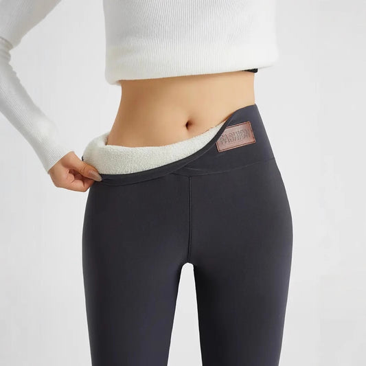 Legging de sport épais uni et décontracté
